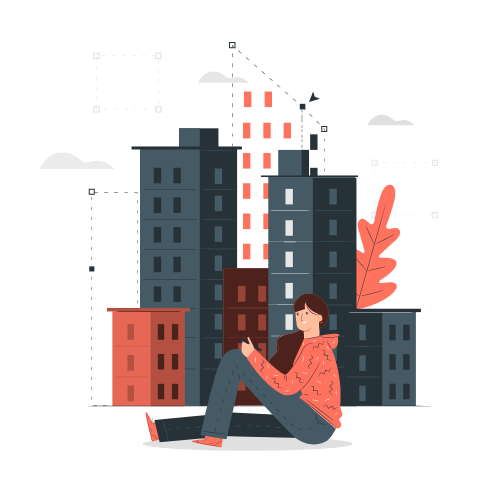 Building selection animation